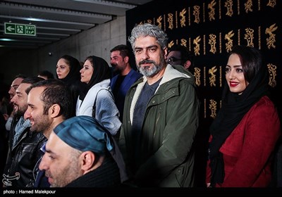 مهدی پاکدل بازیگر فیلم چهارراه استانبول در سی‌وششمین جشنواره فیلم فجر