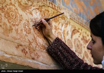 پایان مرمت سقف ایوان عمارت عالی قاپو اصفهان پس از 12 سال