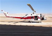 یک فروند هلی‌کوپتر هلال احمر به ارتفاعات «سبزپوشان» شیراز اعزام شد
