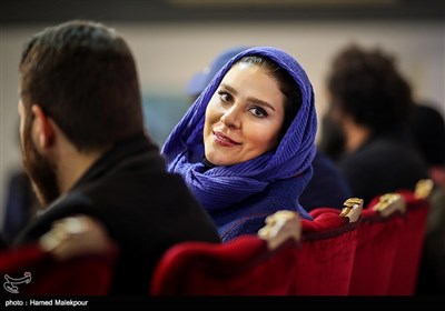 سحر دولتشاهی در نشست خبری فیلم امیر - سی‌وششمین جشنواره فیلم فجر