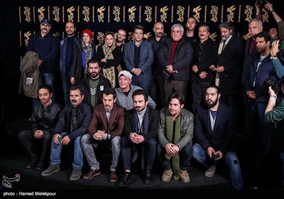 عوامل فیلم به وقت شام در سی‌وششمین جشنواره فیلم فجر