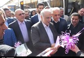 سمنان| افتتاح 4 پروژه عمرانی و تولیدی با حضور وزیر اقتصاد در سمنان به روایت تصویر