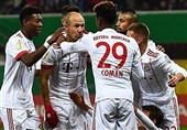 جام حذفی آلمان| صعود قاطع بایرن‌ مونیخ به جمع 4 تیم برتر