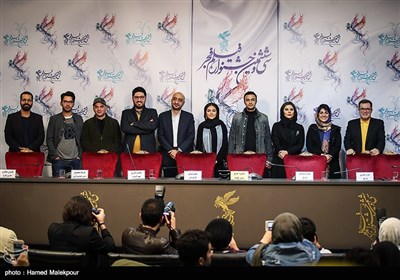 عوامل فیلم عرق سرد در سی‌وششمین جشنواره فیلم فجر