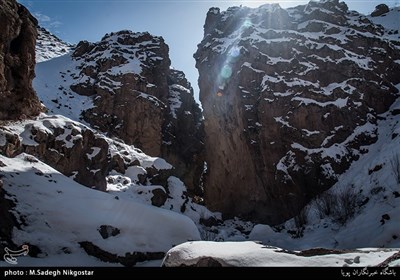 روستاهای طالقان-آبشار روستای کرکبود