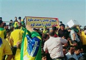 خوزستان| اعتراض هواداران صنعت نفت آبادان به داوری در نیمه نهایی جام حذفی