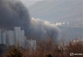 آتش‌سوزی در نزدیکی دهکده بازی‌های المپیک زمستانی