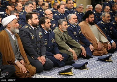 دیدار فرماندهان و کارکنان نیروی هوایی ارتش با رهبر معظم انقلاب