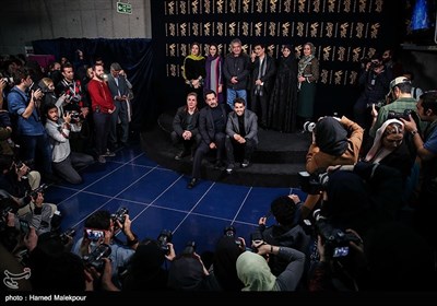 عوامل فیلم ماهورا در سی‌وششمین جشنواره فیلم فجر