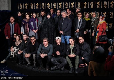 عوامل فیلم ماهورا در سی‌وششمین جشنواره فیلم فجر