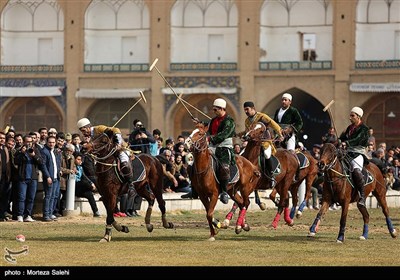 مسابقه نمادین چوگان در میدان نقش جهان - اصفهان