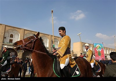 مسابقه نمادین چوگان در میدان نقش جهان - اصفهان