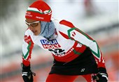 نخستین حضور یک بانوی ایرانی در جام جهانی اسکی صحرانوردی