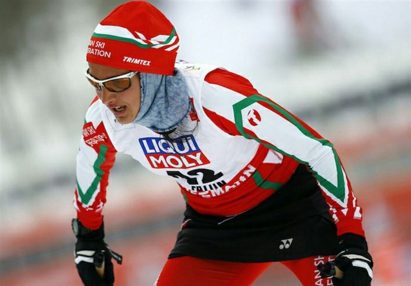 نخستین حضور یک بانوی ایرانی در جام جهانی اسکی صحرانوردی