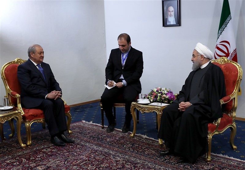 روحانی در دیدار وزیر خارجه ازبکستان: تهران از توسعه روابط با تاشکند استقبال می‌کند