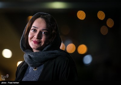 الهام نامی بازیگر فیلم کار کثیف در سی‌وششمین جشنواره فیلم فجر