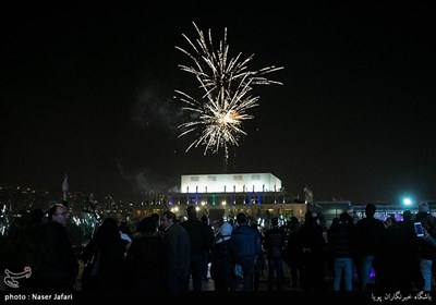 جشن نورافشانی در شب پیروزی نور بر ظلمت در همدان