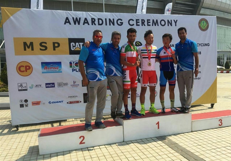 دوچرخه‌سواری جاده قهرمانی آسیا| گنج‌خانلو در استقامت امیدها نقره‌ای شد