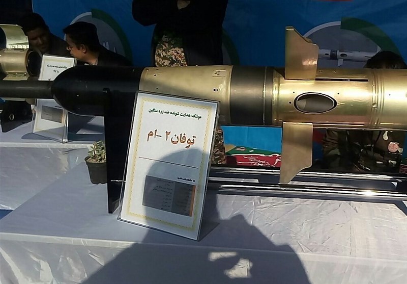 «22 بهمن 96»-8|جدیدترین موشک ضدزره ایرانی با نام &quot;توفان 2 - M&quot; رونمایی شد + عکس
