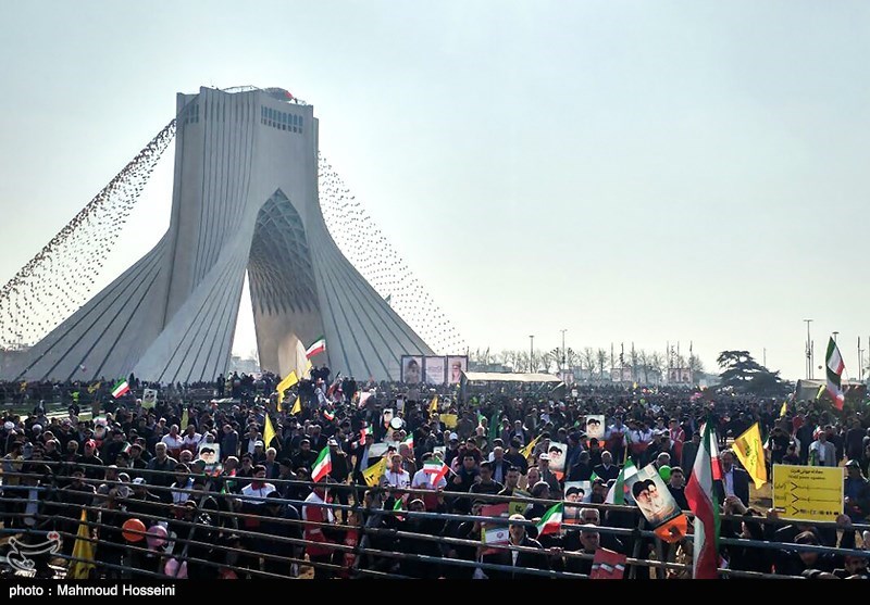 تشییع جنازه تابوت رژیم صهیونیستی در تهران + عکس