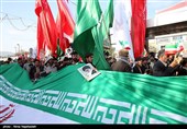 راهپیمایی باشکوه 22 بهمن در مشهدمقدس برگزار شد + فیلم