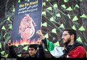 People in Iran's Capital Participate in Revolution Anniversary Rallies 