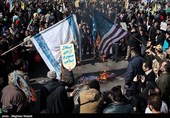 People in Iran's Capital Participate in Revolution Anniversary Rallies 