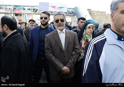 امیر حبیب‌الله سیاری معاون هماهنگ کننده ارتش در راهپیمایی 22 بهمن - تهران