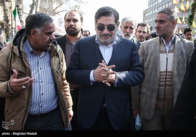 علی شمخانی دبیر شورای عالی امنیت ملی در راهپیمایی 22 بهمن - تهران