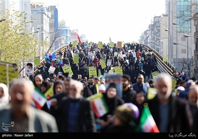 راهپیمایی 22 بهمن در تهران