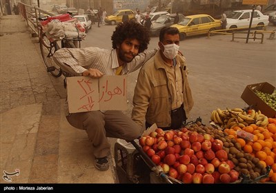  آلودگی هوای اهواز ۶۰ برابر حد مجاز