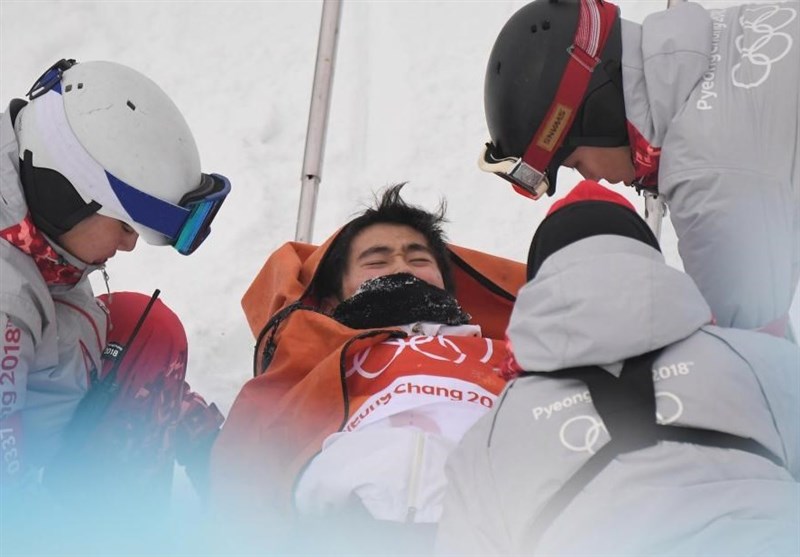 المپیک زمستانی 2018| حادثه‌ای که نوجوان ژاپنی از آن جان سالم به در برد + تصاویر