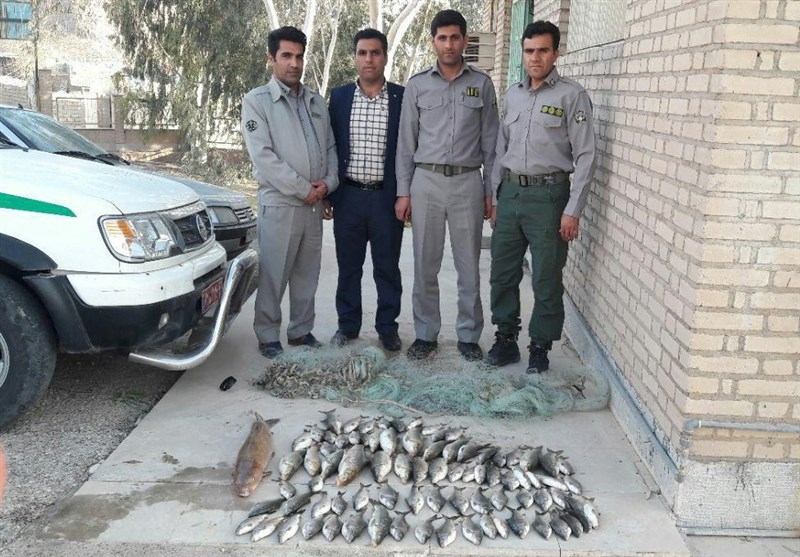 لرستان| صیادان متخلف در پلدختر دستگیر شدند