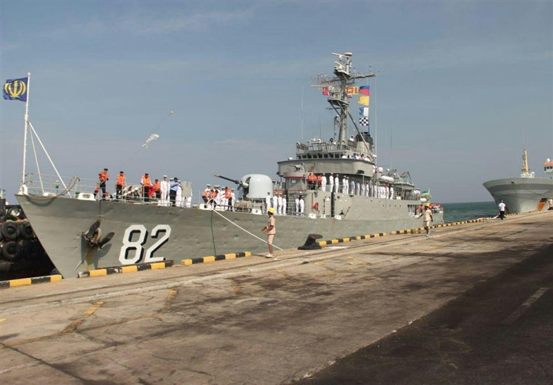 Iranian Naval Fleet Berths at Indian Port