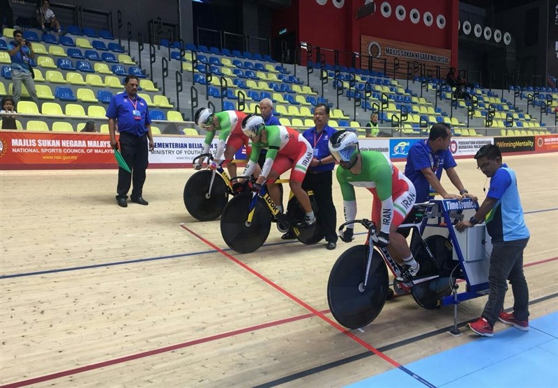 دوچرخه‌سواری پیست قهرمانی آسیا| ناکامی رکابزن ایران در تیم‌اسپرینت