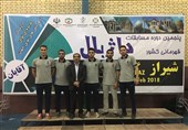 شیراز| مسابقات قهرمانی داژبال کشور در شیراز پایان یافت
