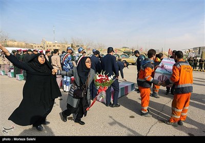استقبال از پیکر 34 شهید دفاع مقدس - اصفهان