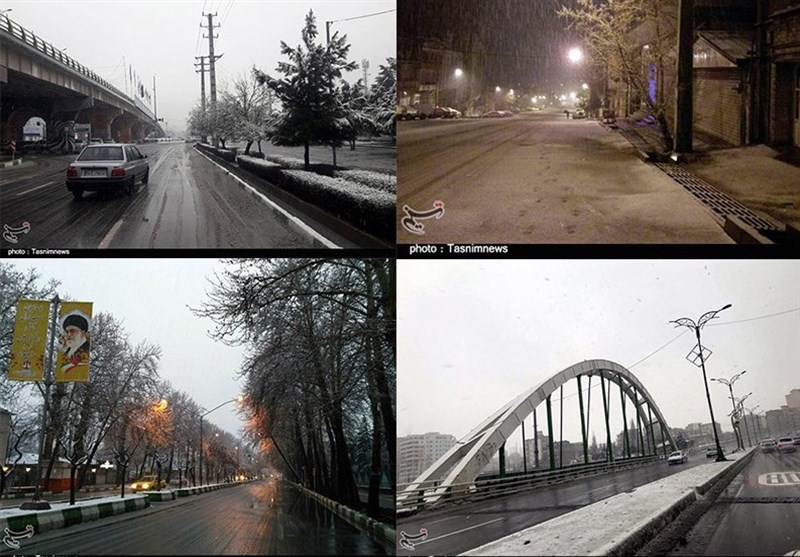 ارومیه| برف زمستانی آذربایجان غربی را سفیدپوش کرد