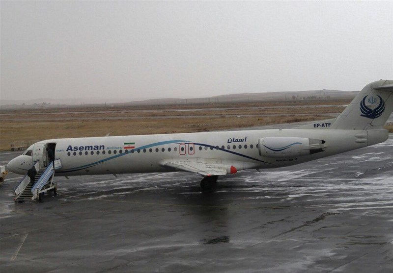 کرمانشاه| پرواز مشهد به ایلام در فرودگاه کرمانشاه نشست
