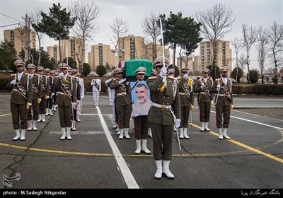  تشیع پیکر آزاده جانباز امیر سرتیپ محمد حسین انصاری 