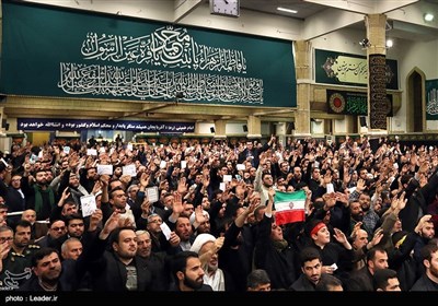 دیدار هزاران نفر از قشرهای مختلف مردم آذربایجان شرقی با رهبرمعظم انقلاب اسلامی