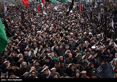 اجتماع عظیم عزاداران فاطمی در مشهد