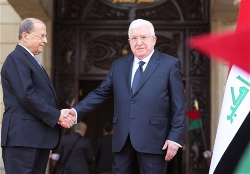 Lübnan Ve Irak Cumhurbaşkanları İki Ülke Arasındaki İlişkileri Görüştü