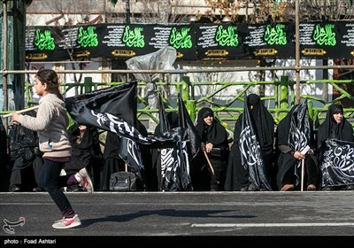 اجتماع بزرگ عزاداران فاطمی در میدان شهدای هفتم تیر تهران