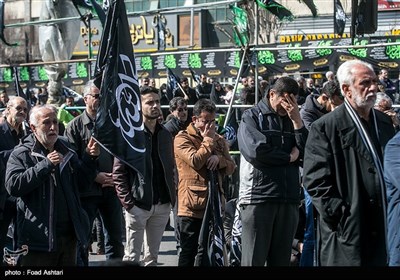 اجتماع بزرگ عزاداران فاطمی در میدان شهدای هفتم تیر تهران