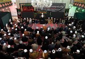 کرمانشاه| اجتماع عزاداران شهادت حضرت زهرا(سلام‌الله علیها) برگزار شد