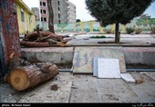 تخریب بخشی از گورستان امامزاده عبدالله شهرری 