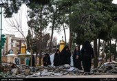 تخریب بخشی از گورستان امامزاده عبدالله شهرری 