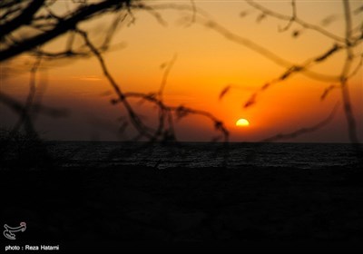 غروب آفتاب جزیره خارگ