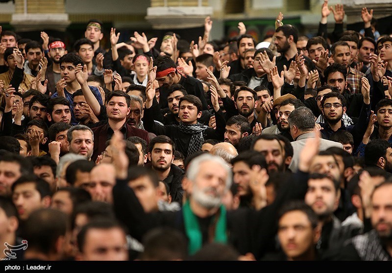 مراسم عزاداری شهادت حضرت فاطمه زهرا(س) در حسینیه امام خمینی با حضور رهبر معظم انقلاب